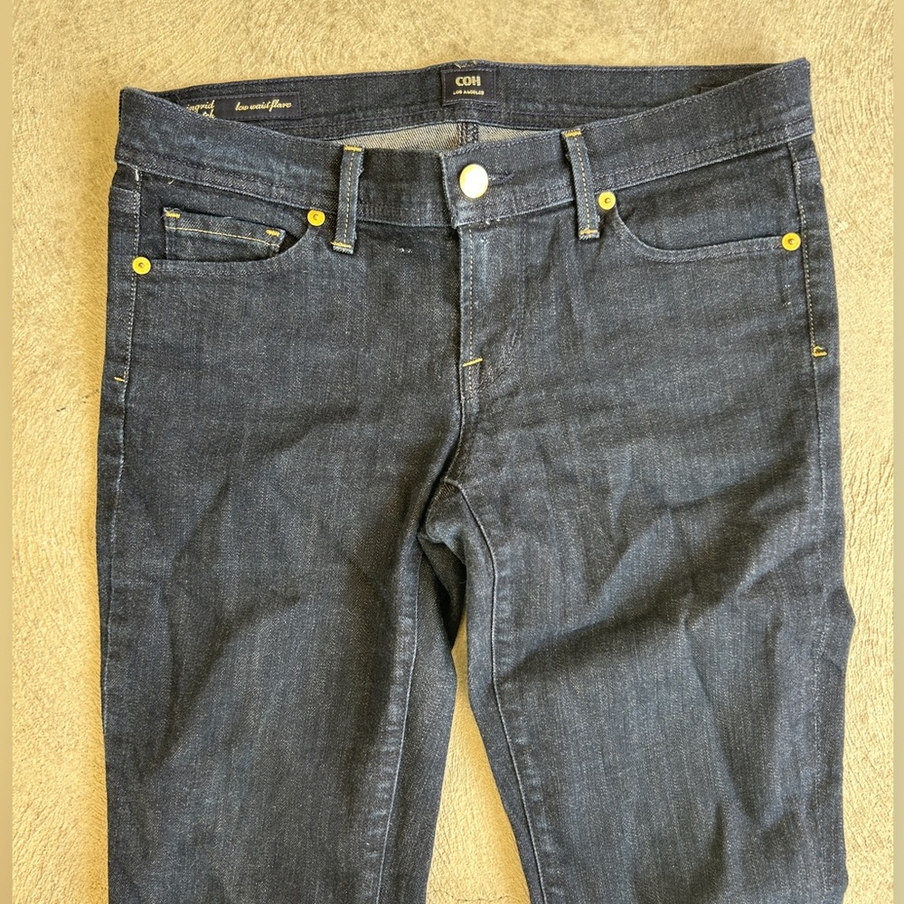 Citizens of Humanity Denim Jeans Ingrid Stretch Low Waist Flare Women Size 28 - Picture 6 of 16